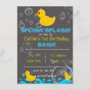 Recherche de rubber ducky invitations Bulles