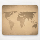 Search for antique world map mousepads Earth