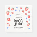 Search for blueberry napkins 1st birthday