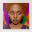Recherche de afro puzzles Reine