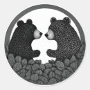 Search for black and white bears stickers Nature