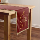 Search for gold and red table runners Elegant