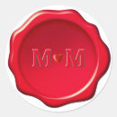 Search for sealing wax stickers Red