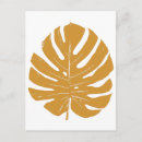 Recherche de dessin feuille cartes postales Minimaliste