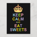 Search for keep calm and eat postcards Crown