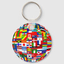 Search for international flags keychains Global