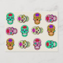 Search for sugar skull postcards Happy halloween