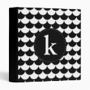 Search for stylish binders Black and white