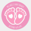 Recherche de pieds roses autocollants Fille