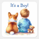 Search for puppy baby shower stickers Dog