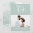 Search for modern photo save the dates Watercolor