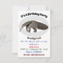Search for giant birthday invitations Anteater