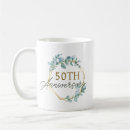 Search for 50th anniversary gold mugs Vow renewal