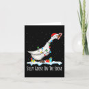 Search for funny goose christmas cards Santa