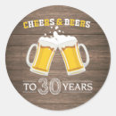 Search for cheers to 30 years stickers 30th birthday