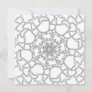 Recherche de motif mandala vœux cartes Fleur