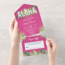 Recherche de fuchsia baby shower invitations Tropical