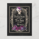 Search for floral skull postcards Gothic