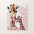 Recherche de girafe mignonne puzzles Bébé