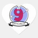 Search for number 9 stickers Birthday
