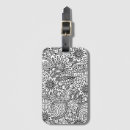Recherche de fleur mandala bagages étiquettes Zendoodle