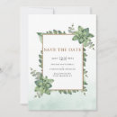 Search for succulent save the dates Eucalyptus