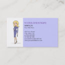 Recherche de avatar cartes visite Femme