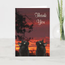 Search for black cat thank you cards Animals