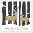 Search for gold deer stickers Black