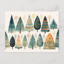 Recherche de arbre abstrait cartes postales Moderne