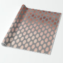 Search for foil wrapping paper Rose gold foil