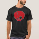 Recherche de crâne rouge tshirts Foncé