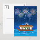 Search for fireworks vertical postcards Lake