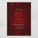 Recherche de profond invitations Rouge