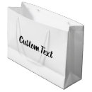 Search for black and white gift bags Typography