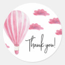 Search for hot air balloon thank you stickers Thanks