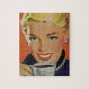 Search for coffee cup puzzles Retro