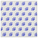 Search for blue dog paw print fabric Dogs