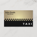 Recherche de chauffeur de taxi cartes visite Professionnel