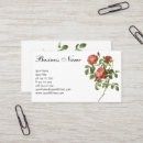 Recherche de rose rouge romantique cartes visite Botanique