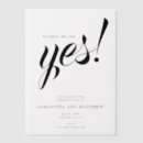Search for he asked she said yes invitations Simple