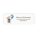 Search for boy baby shower return address labels Modern