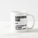 Search for badminton players mugs Shuttlecock