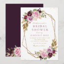 Search for mauve bridal shower invitations Lavender