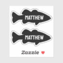 Search for bass fish stickers Fisherman