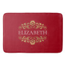Search for elegant bath mats Red