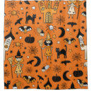Search for vintage halloween shower curtains Black