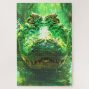 Recherche de alligator puzzles Crocodile