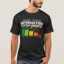 Search for information system tshirts Engineer