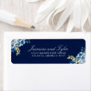 Search for indigo return address labels Chic